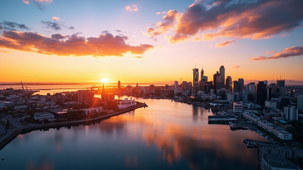 Auckland New Zealand skyline